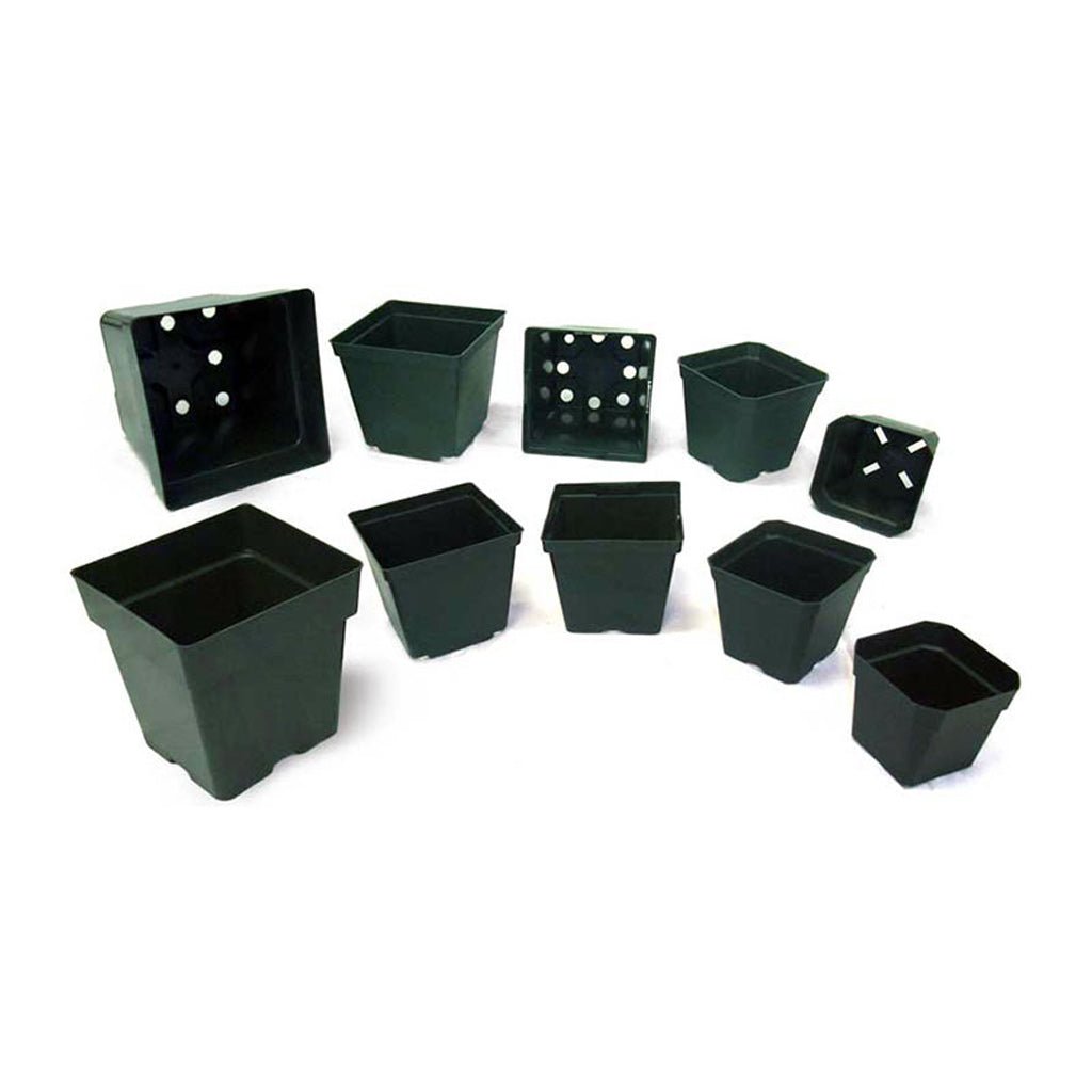 Square Injection Molded Pots - Greenhouse Megastore