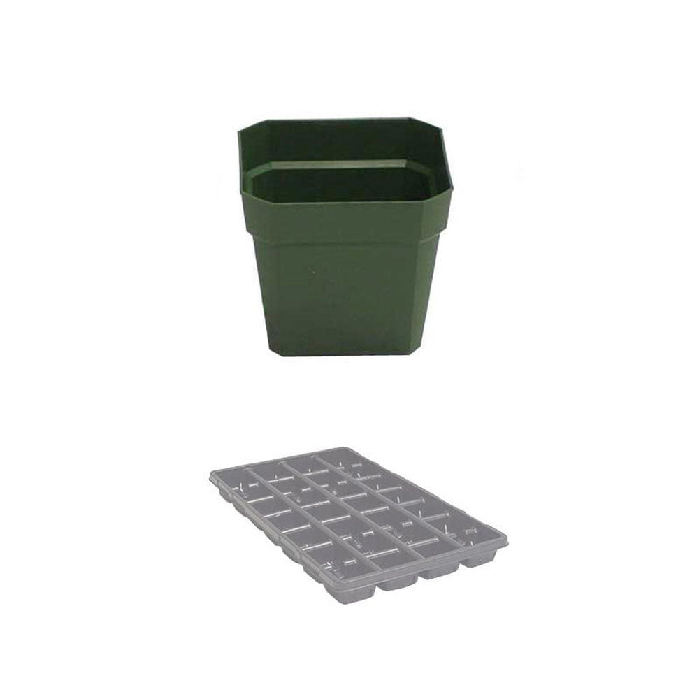 Square Injection Molded Pots - Greenhouse Megastore