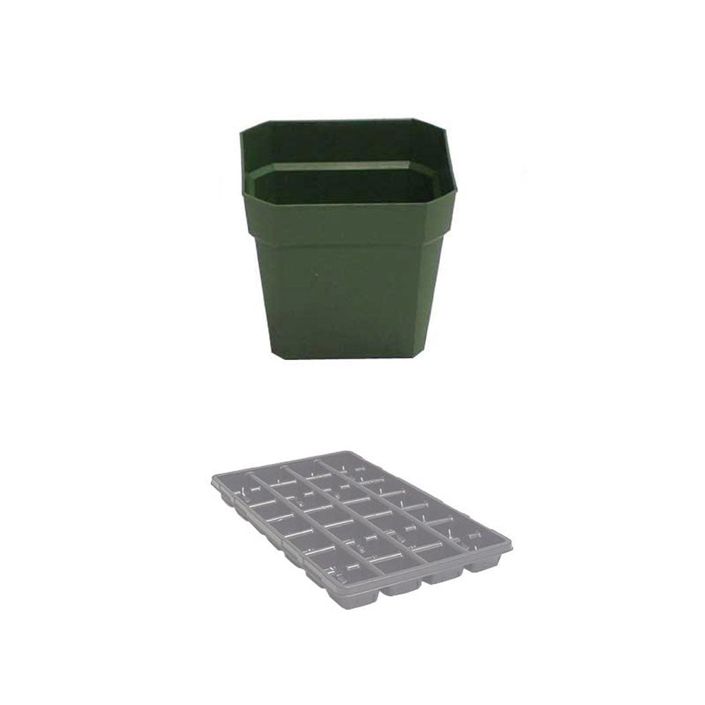 Square Injection Molded Pots - Greenhouse Megastore