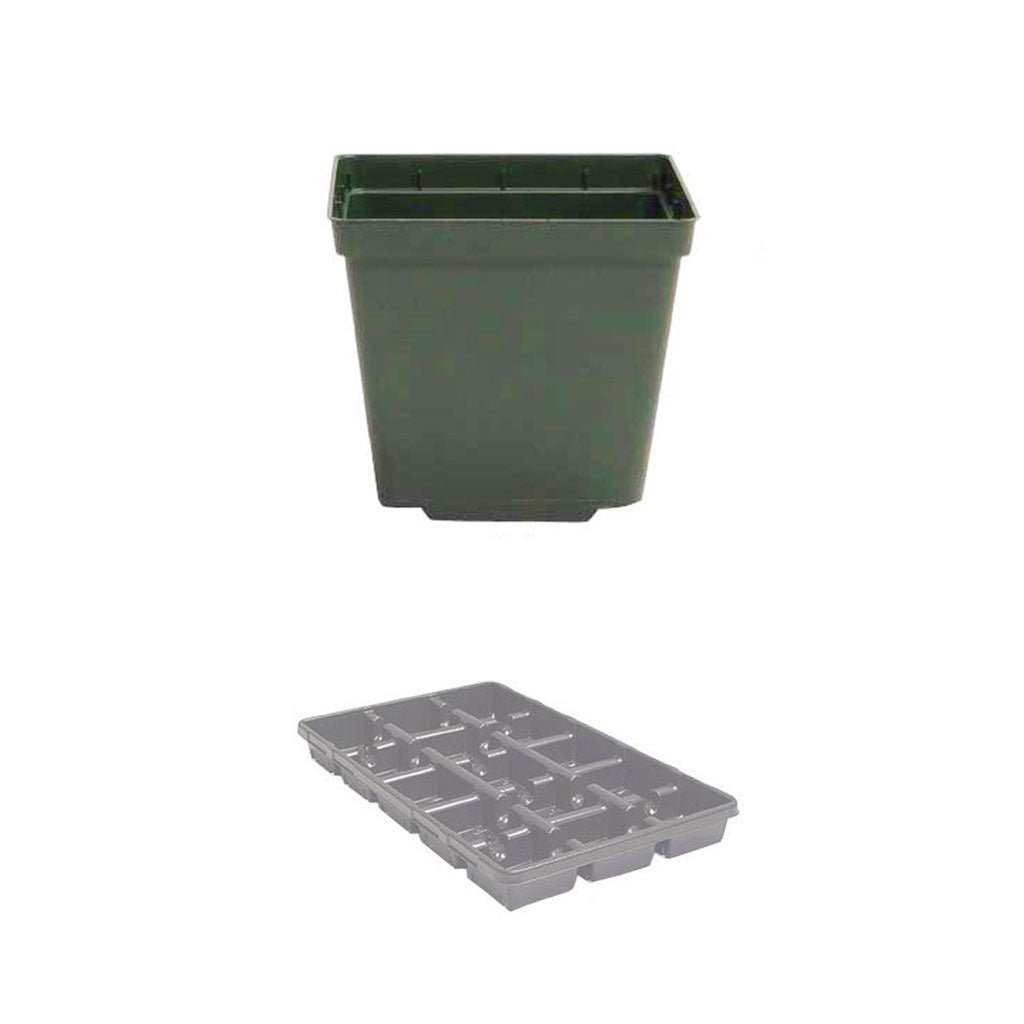 Square Injection Molded Pots - Greenhouse Megastore