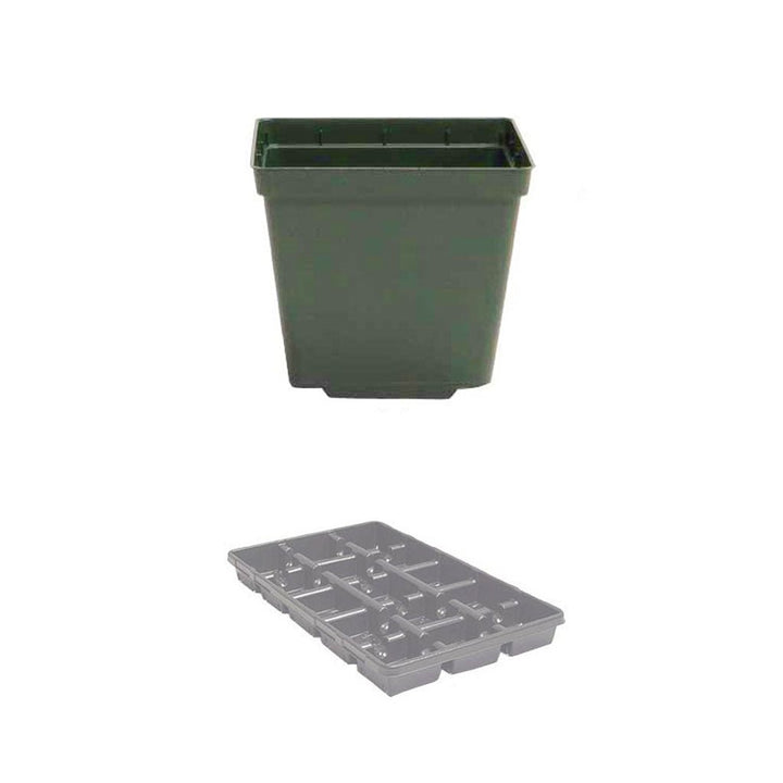 Square Injection Molded Pots - Greenhouse Megastore