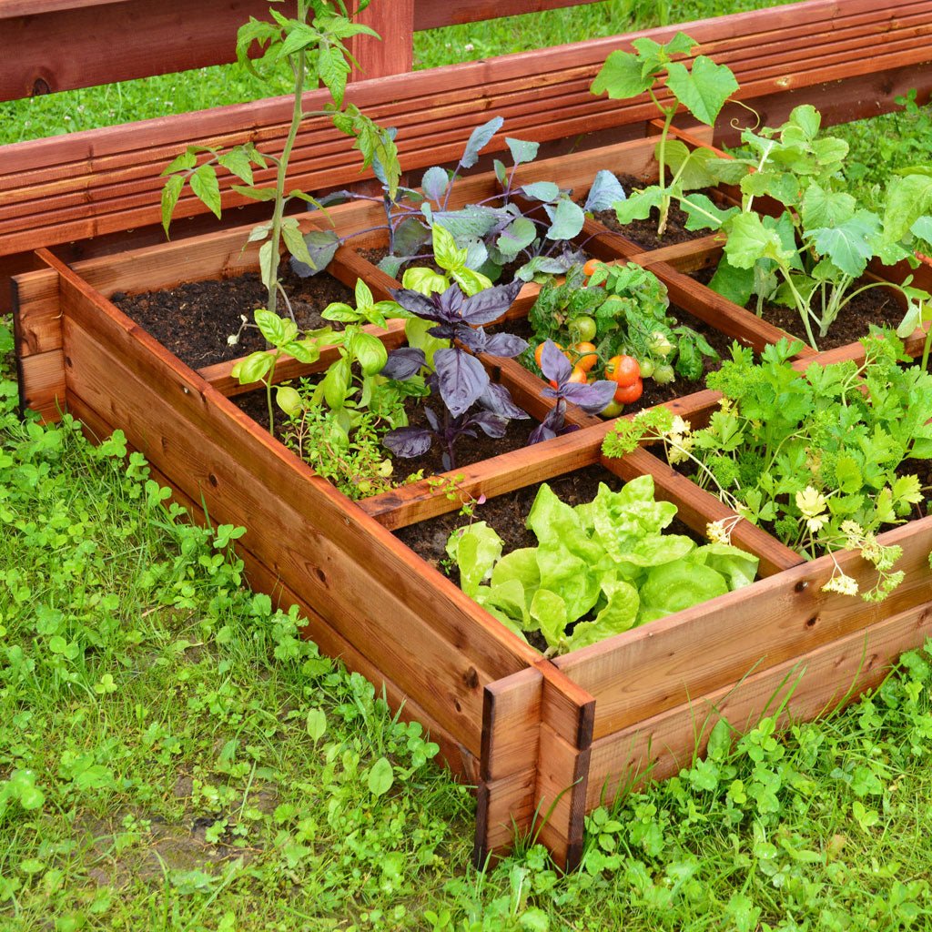 Square On - Ground Raised Bed - Greenhouse Megastore