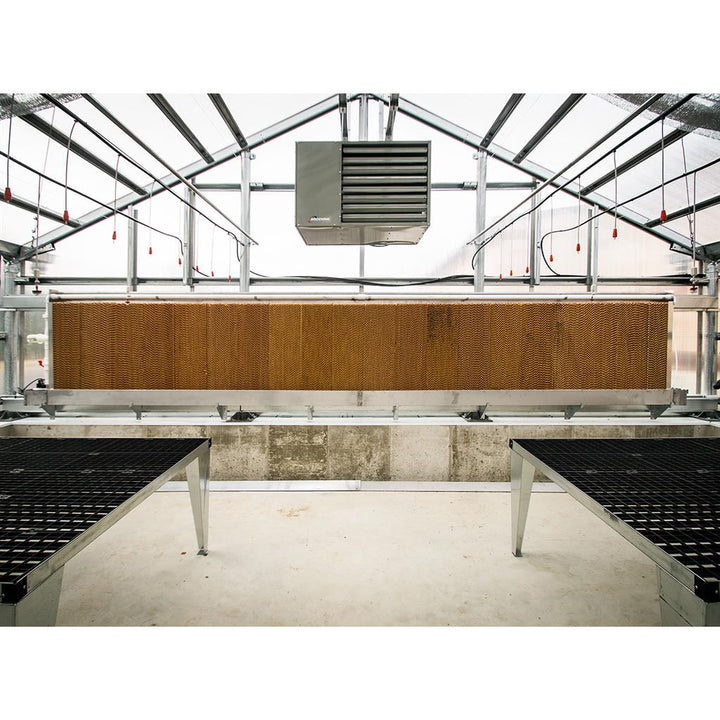 Stainless Steel Evap System for 6" Pads - Greenhouse Megastore
