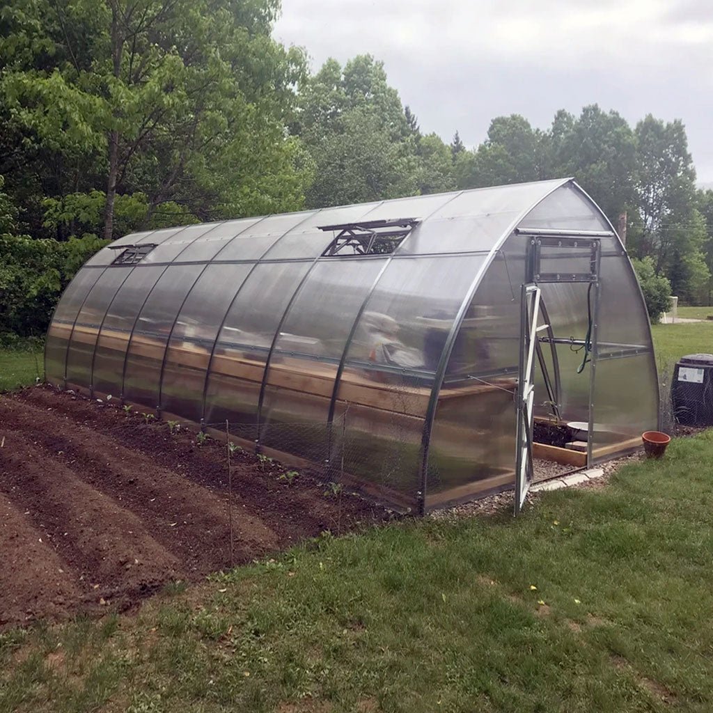 Sungrow DIY Greenhouse Kit 10 x 26 ft. with 6mm Double-Wall Polycarbonate Panels and Galvanized Steel Frame - Greenhouse Megastore
