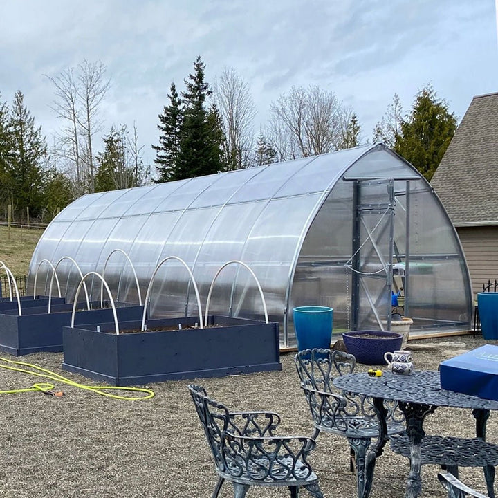 Sungrow DIY Greenhouse Kit 10 x 26 ft. with 6mm Double-Wall Polycarbonate Panels and Galvanized Steel Frame - Greenhouse Megastore