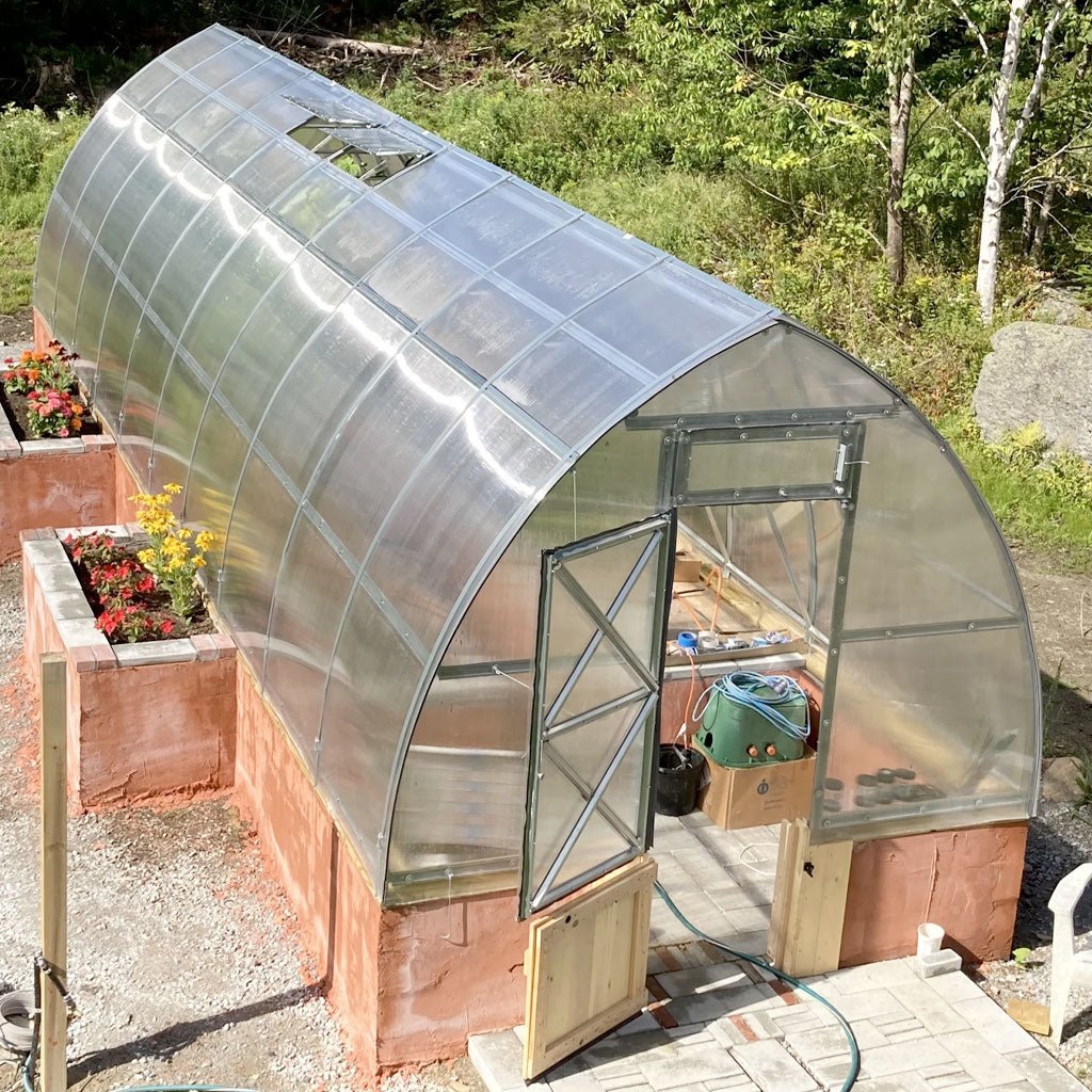 Sungrow Greenhouse Kit 10 x 32 ft. with 6mm Double-Wall Polycarbonate Panels and Galvanized Steel Frame - Greenhouse Megastore