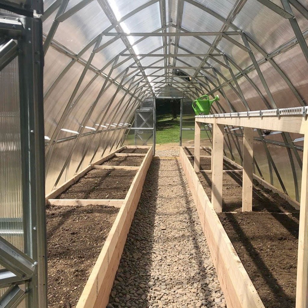 Sungrow Greenhouse Kit 10 x 32 ft. with 6mm Double-Wall Polycarbonate Panels and Galvanized Steel Frame - Greenhouse Megastore