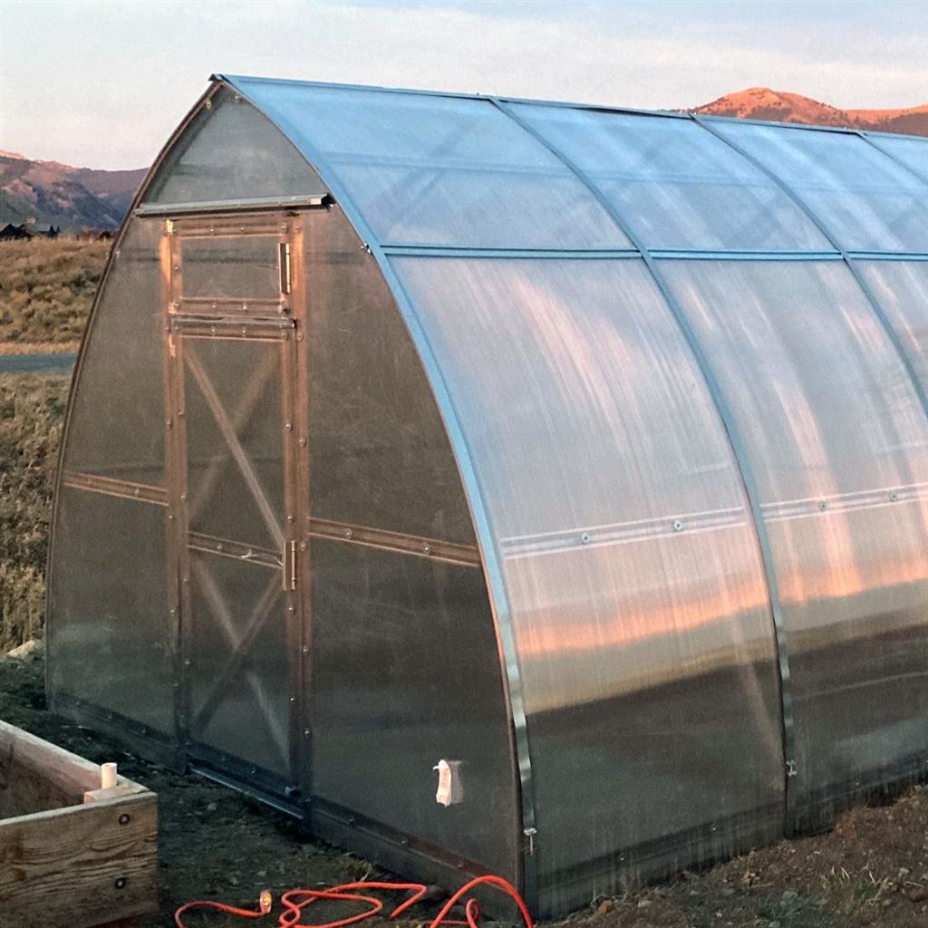 Sungrow Urban DIY Greenhouse Kit 10 x 13 ft with 6mm TwinWall Polycarbonate Panels and Galvanized Steel Frame - Greenhouse Megastore