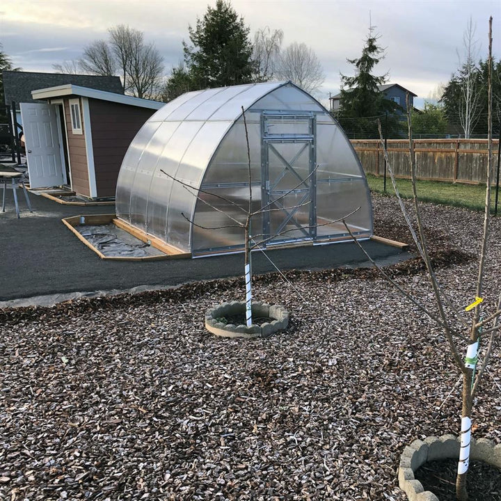 Sungrow Urban DIY Greenhouse Kit 10 x 13 ft with 6mm TwinWall Polycarbonate Panels and Galvanized Steel Frame - Greenhouse Megastore