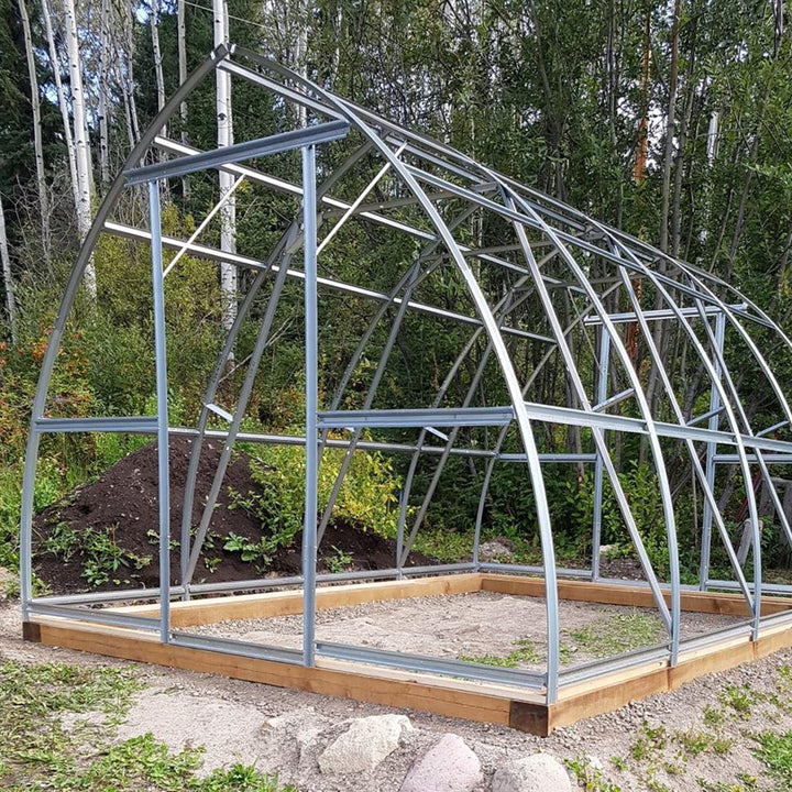 Sungrow Urban DIY Greenhouse Kit 10 x 13 ft with 6mm TwinWall Polycarbonate Panels and Galvanized Steel Frame - Greenhouse Megastore