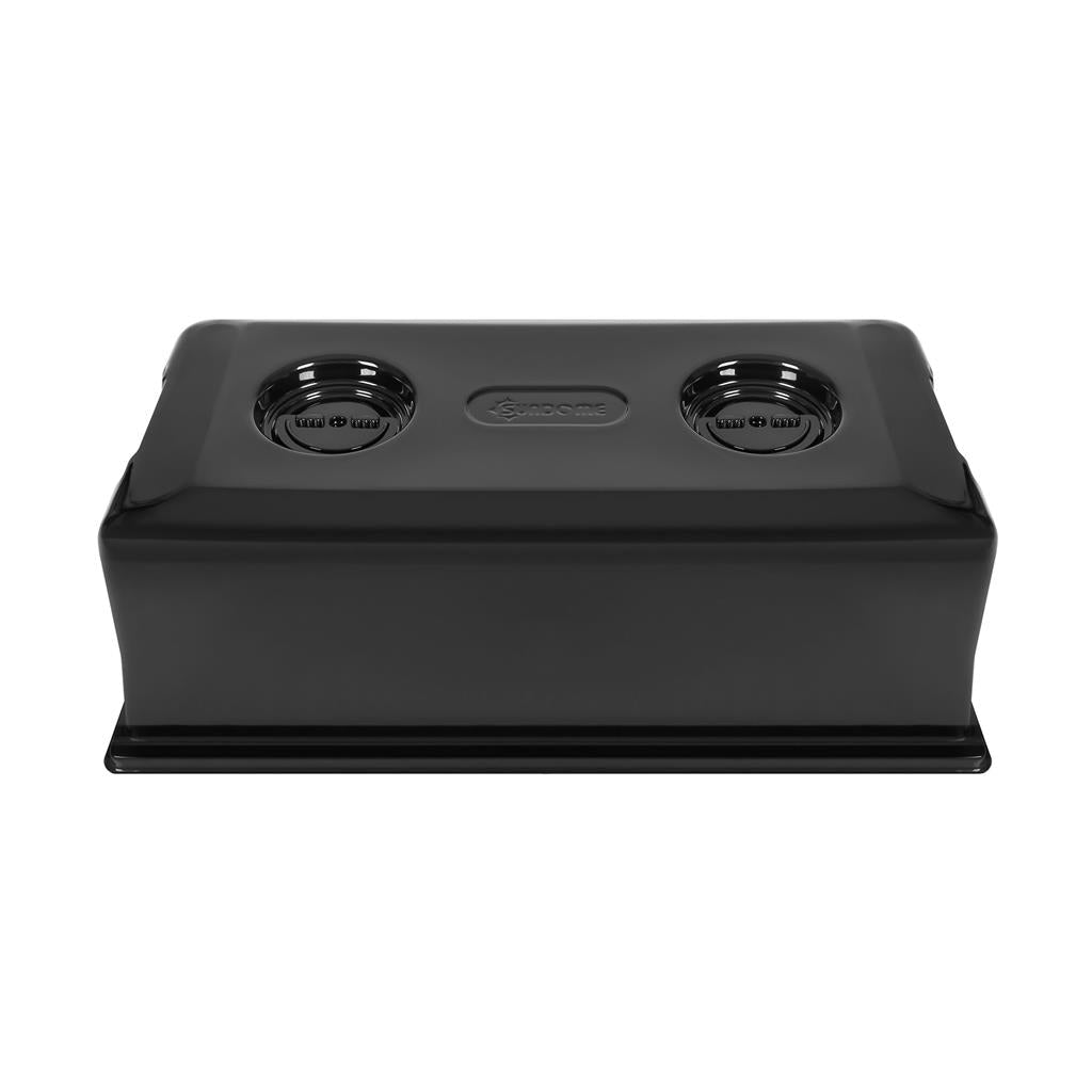 SUNPACK® 7" Vented Black Humidity Dome for 1020 Trays - Greenhouse Megastore