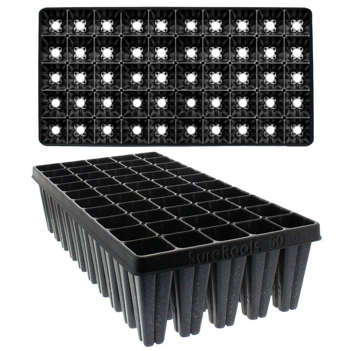 SureRoots Deep 50 Cell Plug Trays - Greenhouse Megastore