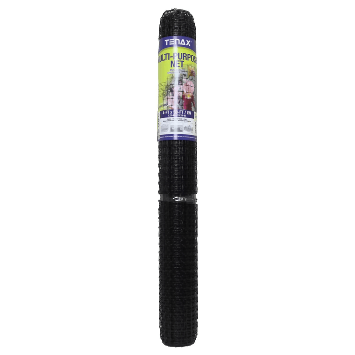 Tenax Black 3/4 x 1 in. Mesh Multi - Purpose Net - Greenhouse Megastore