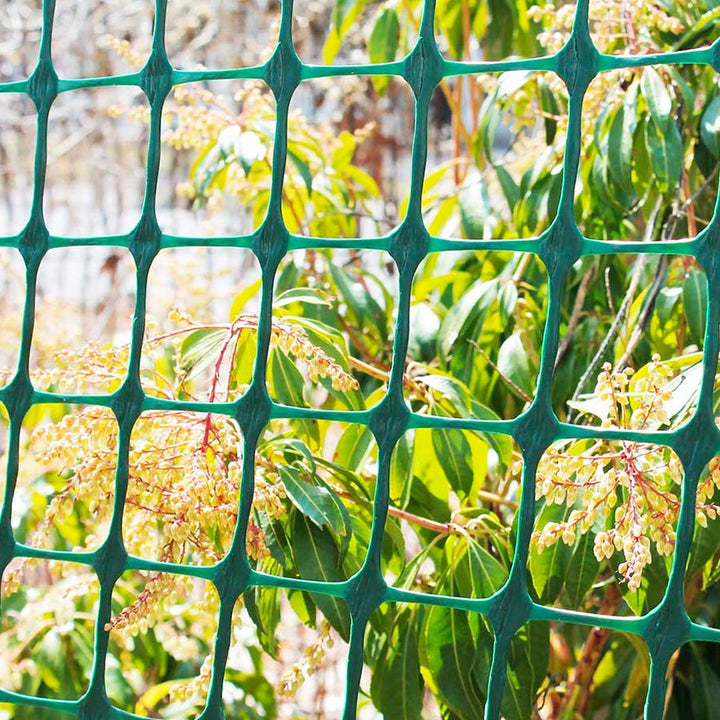 Tenax Green Plastic 2 in. Mesh Garden Fence - Greenhouse Megastore