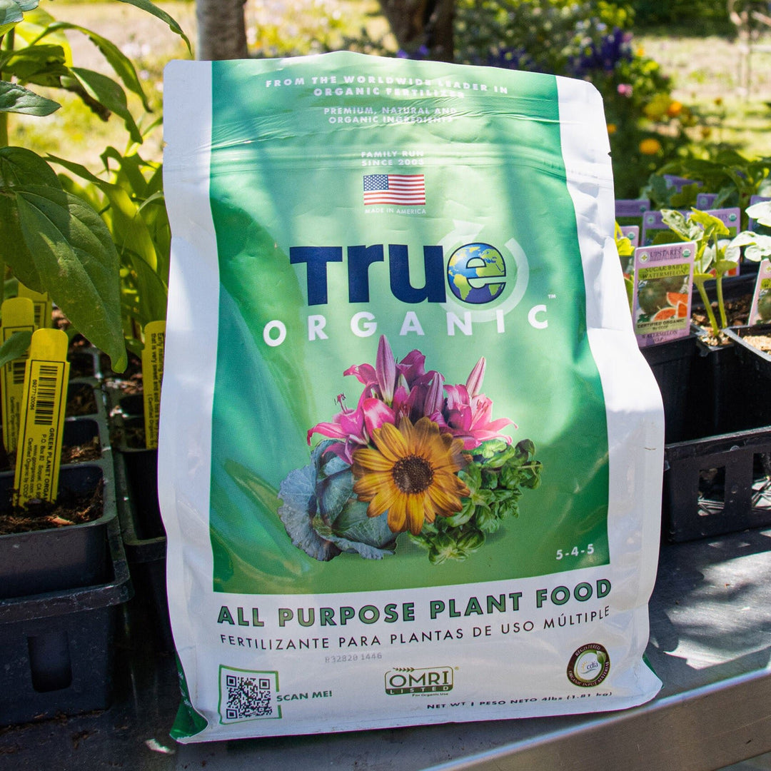 True Organic 4 lb. Bag All - Purpose Plant Food 5 - 4 - 5 - Greenhouse Megastore