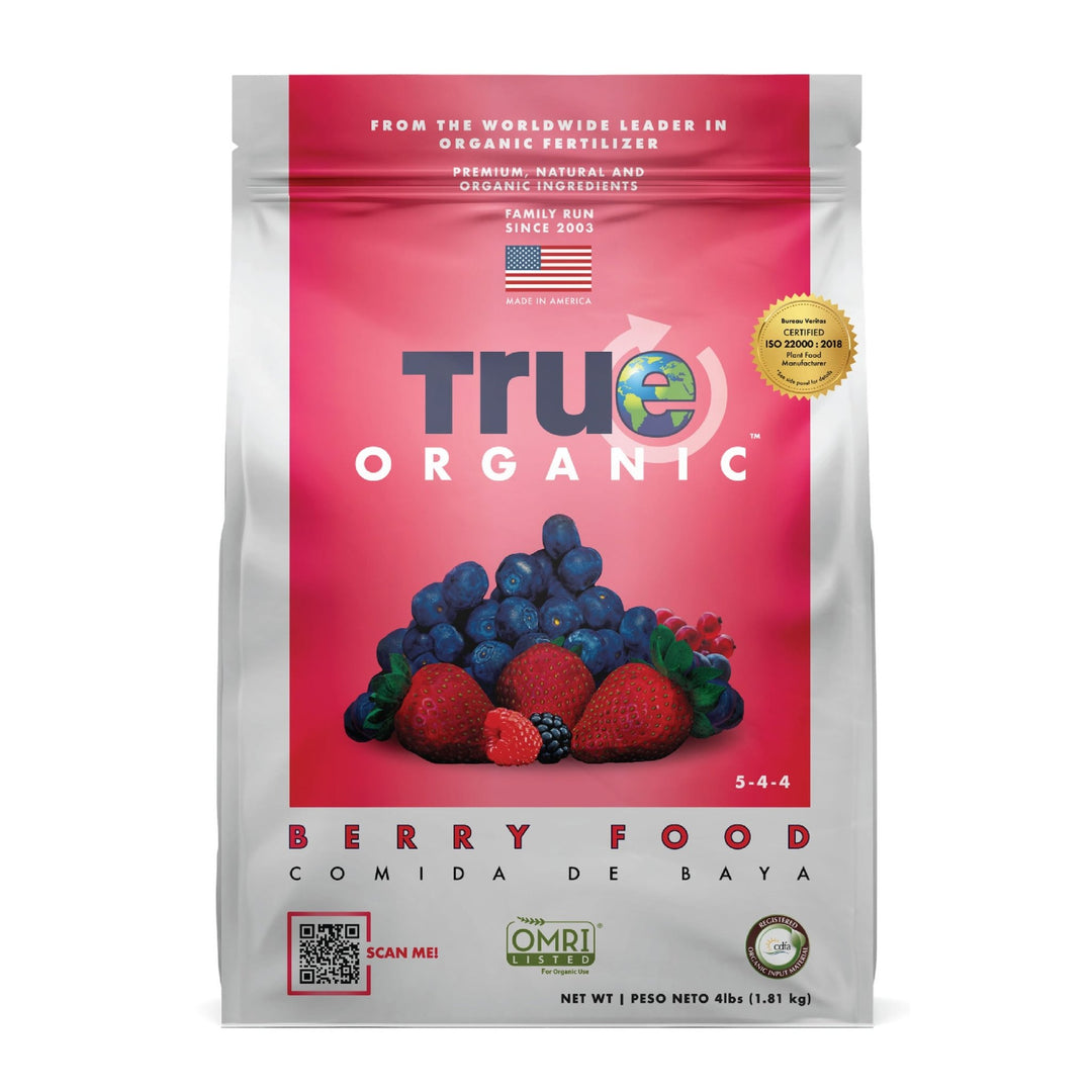 True Organic 4 lb. Bag Berry Food 5 - 4 - 4 - Greenhouse Megastore