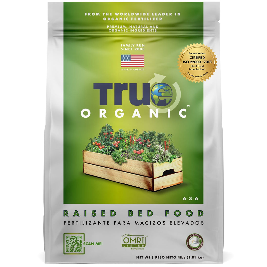 True Organic 4 lb. Bag Raised Bed Plant Food - Greenhouse Megastore