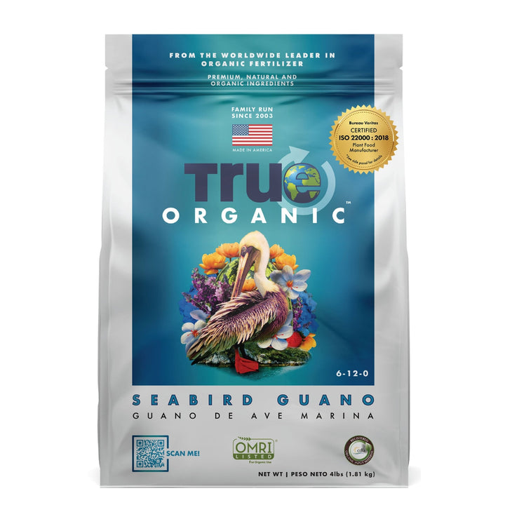 True Organic 4 lb. Bag Seabird Guano 6 - 12 - 0 - Greenhouse Megastore