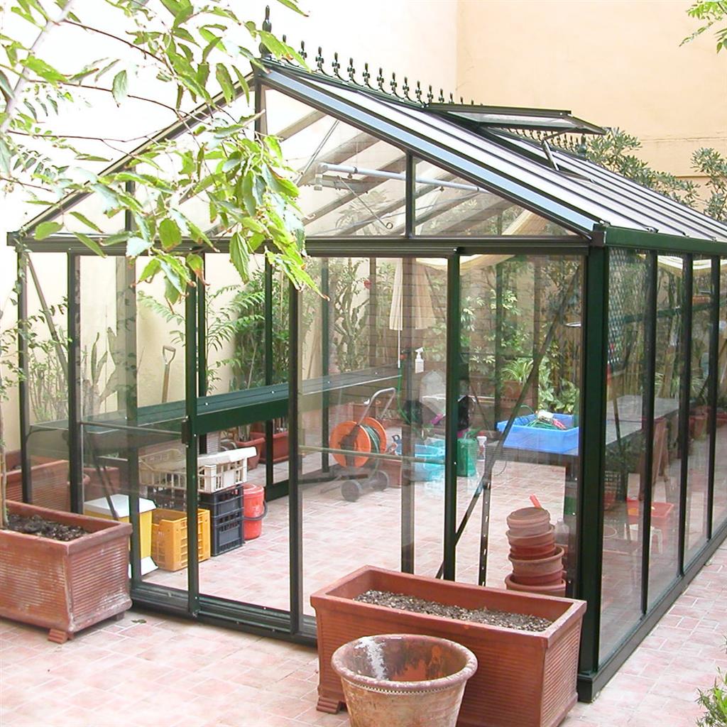 Victorian Glass Greenhouse Kit with 4mm Tempered Glass Panels and Aluminum Frame - Greenhouse Megastore