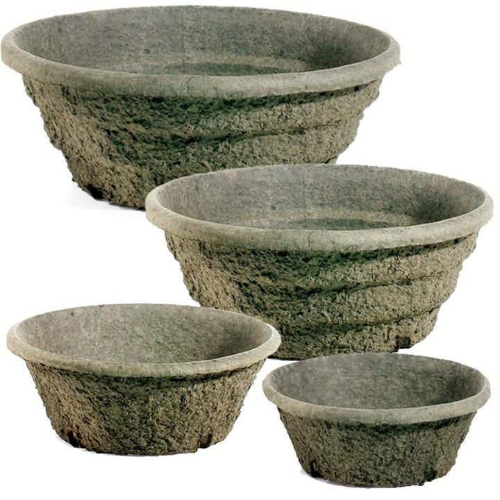 Western Pulp Round Patio Planters - Greenhouse Megastore