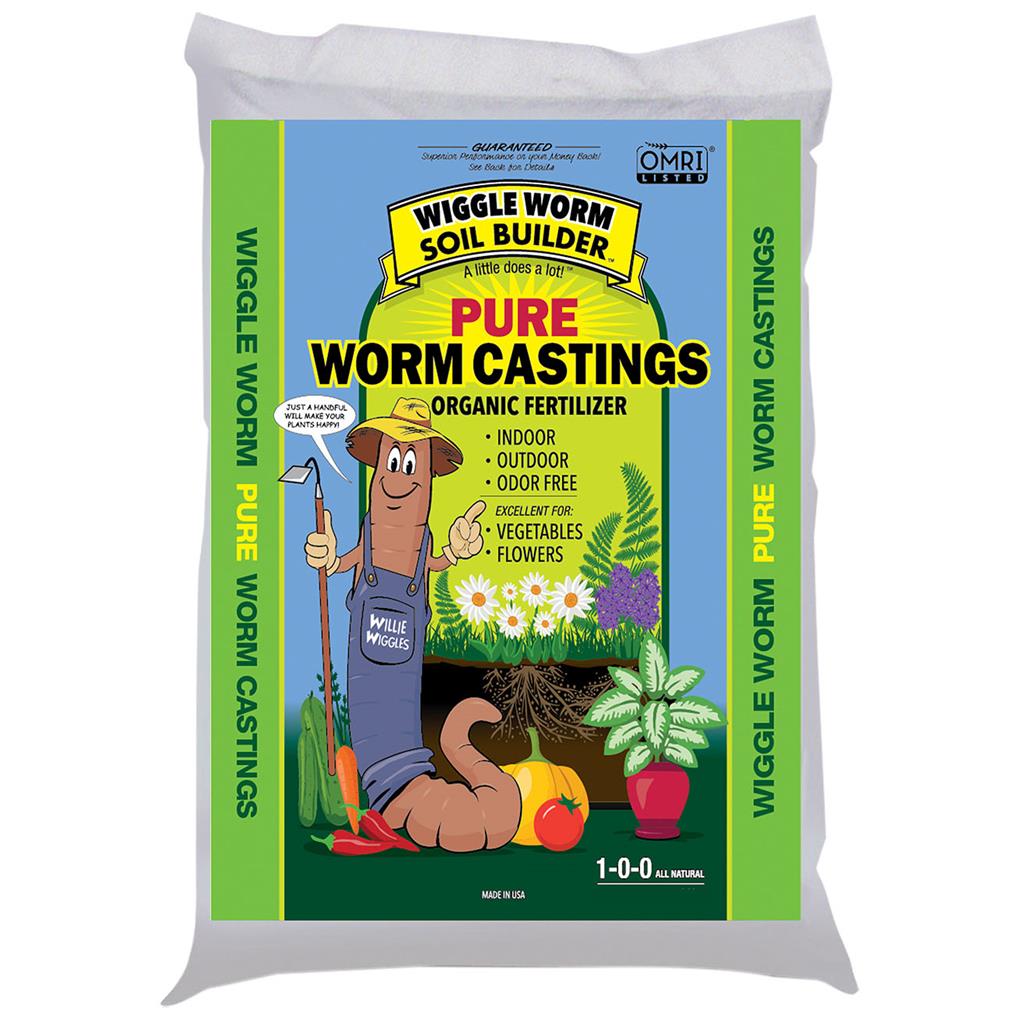 Wiggle Worm Soil Builder PURE Worm Castings - Greenhouse Megastore